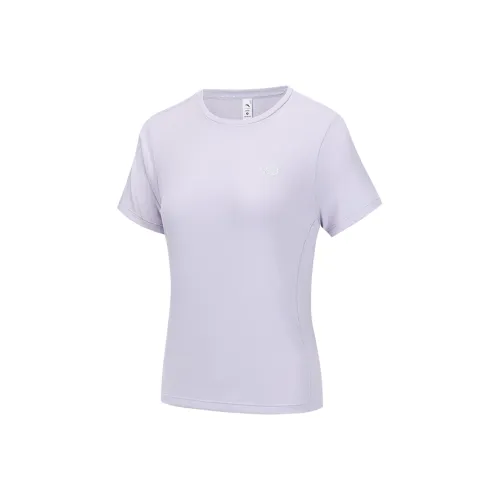 ANTA RUNNING Collection T-Shirt Женская Светло-фиолетовая Серый