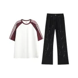 Красный белый