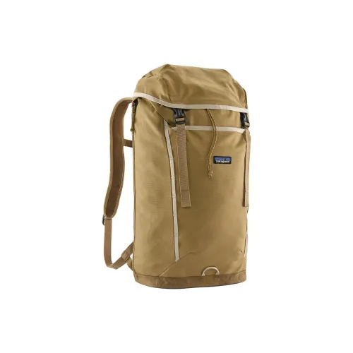 Patagonia 28L Альпинистский рюкзак Outdoor Сумка Органический хлопок Холст Коричневый Унисекс