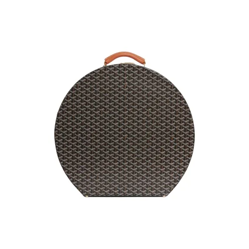 GOYARD Холст Шляпа Хранение Коробка Женская Коричневая