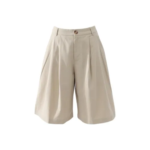 OROI Хаки FIVE Point Женские Повседневные шорты