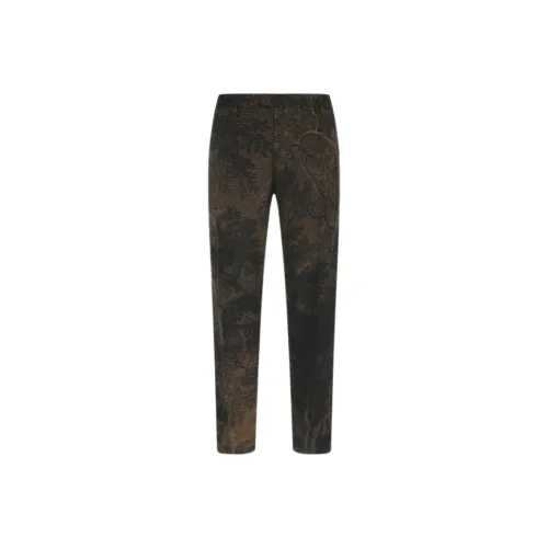 DRIES VAN NOTEN Коричневый Мужские Повседневные Штаны