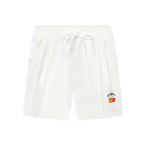 361° x Garfield Collaboration Sports Life Collection Спортивные шорты Женские Перьевой белый