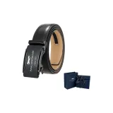 Чёрные линзы / металлическая пряжка + 60 текстура, чёрный ремешок (тёмно-синяя коробка)