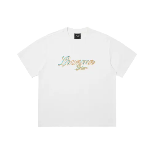 LOVE ME LATER Сорона Короткий рукав T-рубашки Унисекс