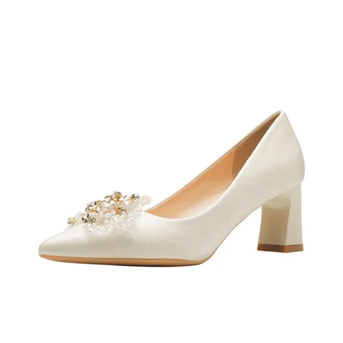 GOSO Грубый каблук Высокие каблуки Женские Абрикос