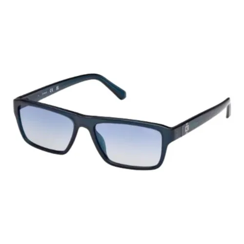 GUESS Injection Квадратные Солнцезащитные Очки Мужские Синие