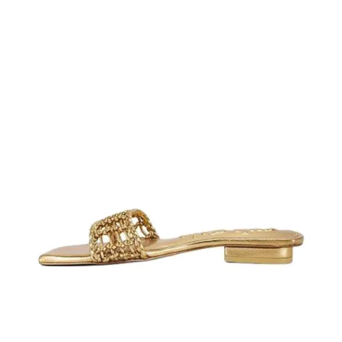 CULT GAIA Слипоны Женские Золотые