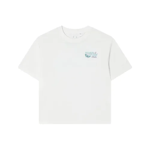 FILA x M.C.ESCHER SS25 T-Shirt Женская Cloud White WT