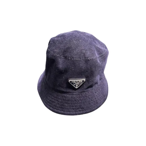 PRADA Мужские хлопковые панамы Marine