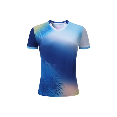 KPADB Синий Унисекс Бадминтонные Джерси