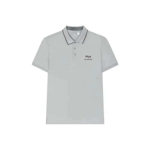 FILA x M.C.ESCHER Поло Мужское Темный Mist Серый GY