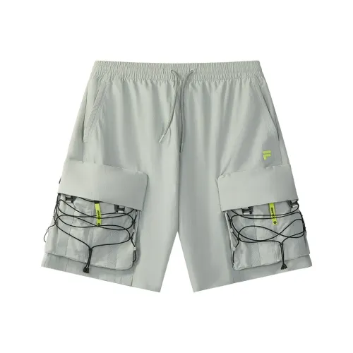 FILA FUSION FILA FUSION X Повседневные шорты Мужской Cool Белый Серый GY