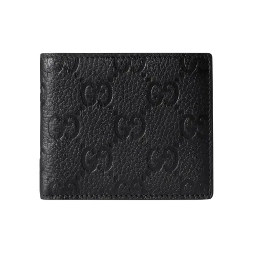 GUCCI Кожа Кошелек Стандартный Мужской Черный