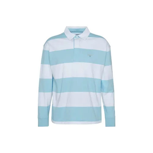 BARBOUR Мужская поло синего цвета