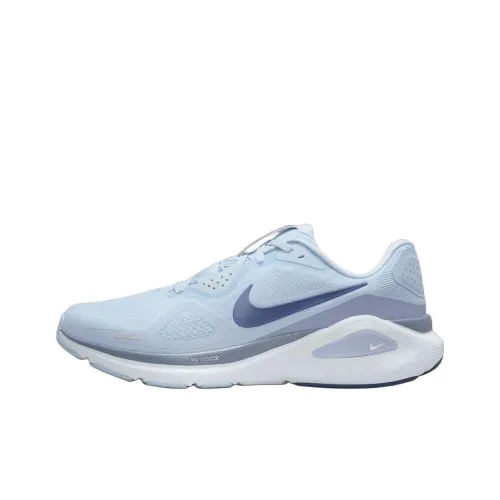 Nike Zoom Structure 26 Slip Resistant Abrasion Resistant Низкий Топ Повседневные Беговые кроссовки Унисекс Синий