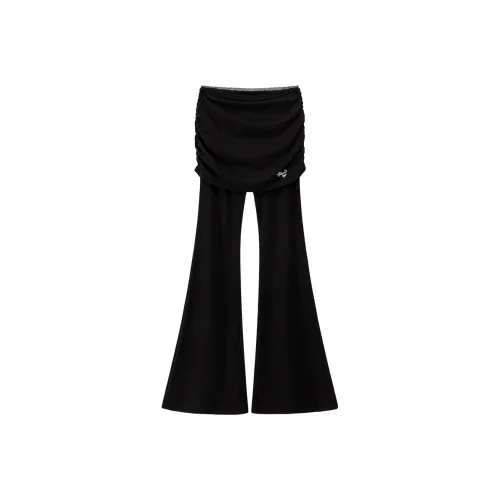 CHUU Черные Женские Повседневные Штаны