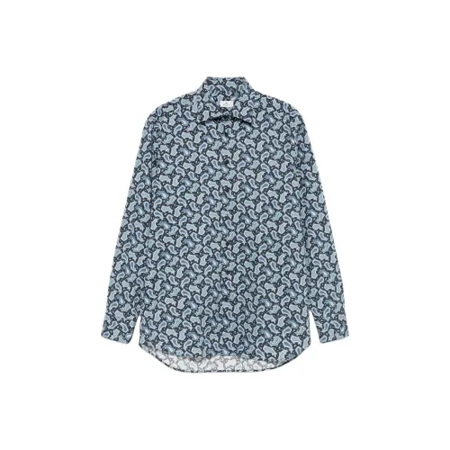 ETRO Мужские Синие Рубашки