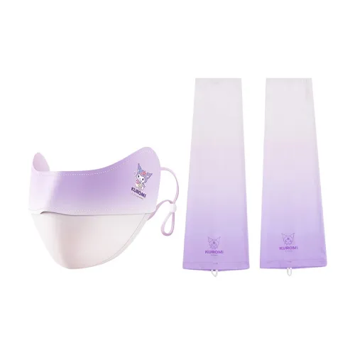 Санрио Куроми Полиэстер Защита от солнца Рукав + Защита от солнца Маска для лица Унисекс