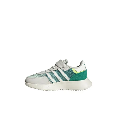 Adidas Originals Retropy F2 Устойчивый к истиранию Амортизация Дышащий Низкий Топ KIDS Lifestyle Shoes Зеленый Бежевый Детский