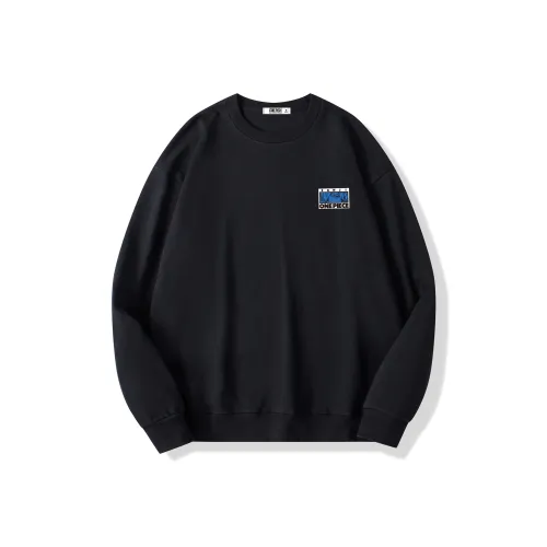 ONE PIECE Тяжелый Пуловер Свитшот Унисекс