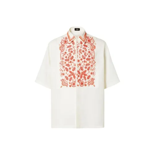 Fendi Белые Мужские Рубашки