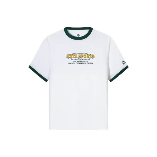 ANTA Life Collection T-рубашка Женская Белая Снежинка Слышный Лесной Зеленый