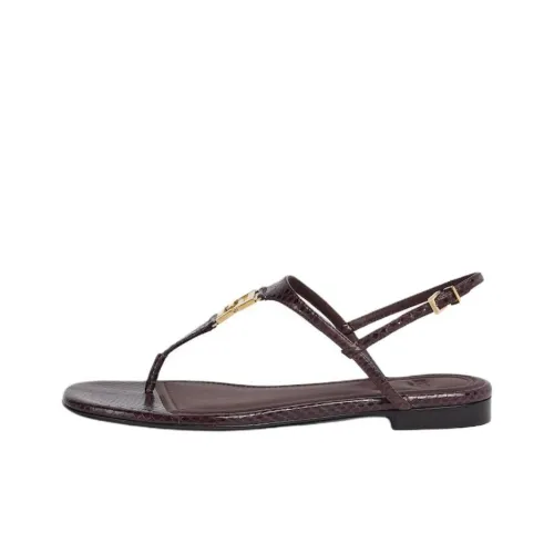 FENDI FFold One Ремешок Сандалии Женские Темно-фиолетовые