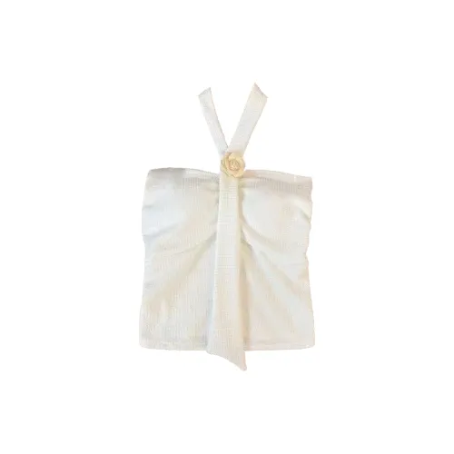 Cotton Gene Белые Женские Камисоли