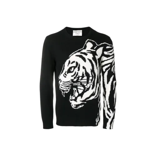 Valentino Черные Мужские Кашемировые Свитера