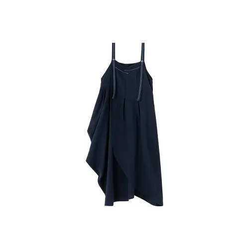 SOON FLOWER Без рукавов Платье Женское Темно-синий