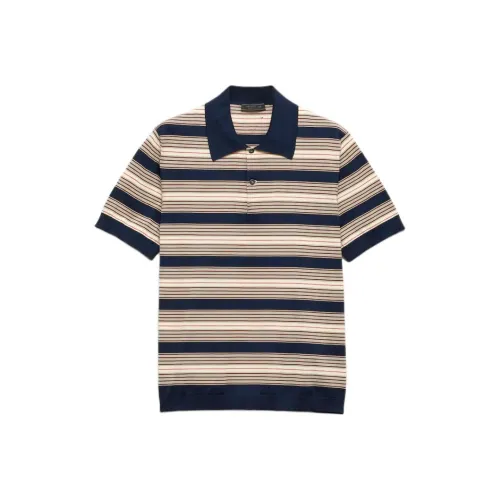 PRADA FW25 Поло Мужское Многоцветное