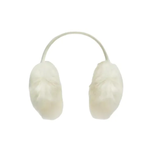 Moncler Мех Акрил Полиэстер 100% хлопок Наушники-подвески Женские Белые