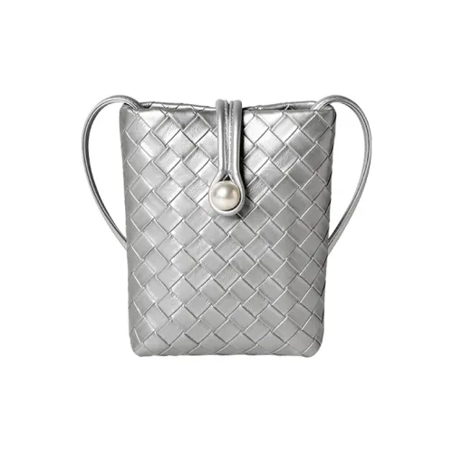 Narandu Коровья кожа с синтетической кожей одно плечо через плечо чехол для телефона женский полночный черный космический серебряный