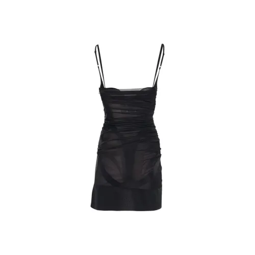 Mugler Slip Платье Женское Черное