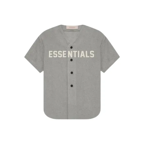 Fear of God Essentials SS22 Темный овсяный Kids Бейсбольные Джерси