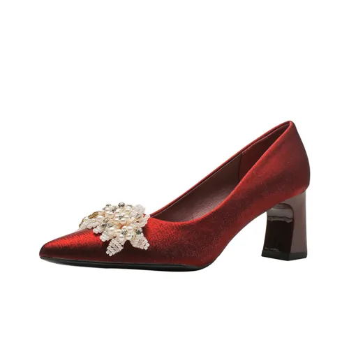 GOSO Высокие каблуки Красный Женские