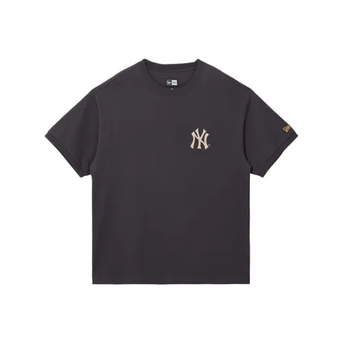 New Era Темно-серая унисекс футболка