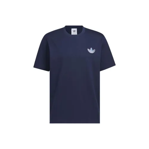 Adidas Originals Sportlife SS25 T-Shirt Унисекс Морской Синий