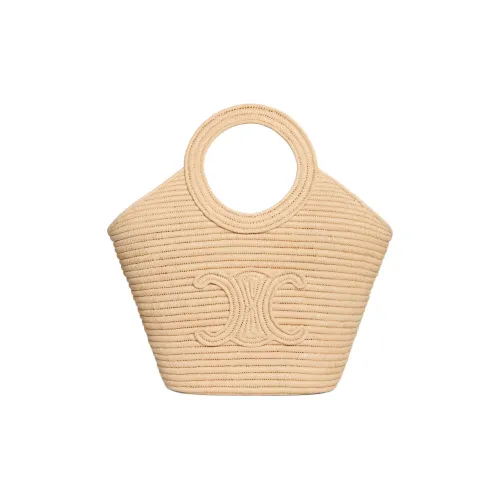 CELINE Raffia Bag Standard Women's Beige