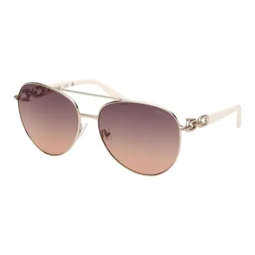 GUESS Металл Aviator Солнцезащитные очки Женские Золото