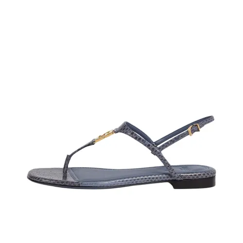 FENDI FFold one Ремень Сандалии Женские Синие