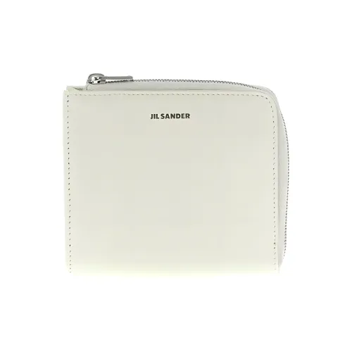 JIL SANDER Телячья кожа Кошелек Мужской Белый