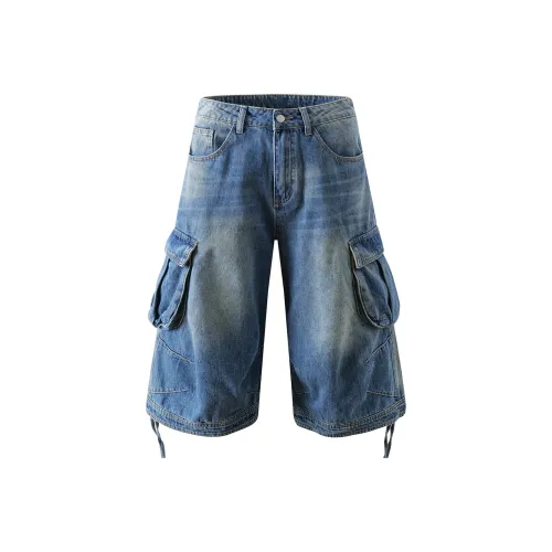 GBXM Синие Унисекс Джинсовые Шорты