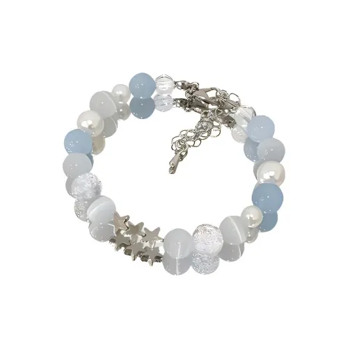 LuluCanaan Синтетическое Искусственное стекло кошачий глаз браслеты женские