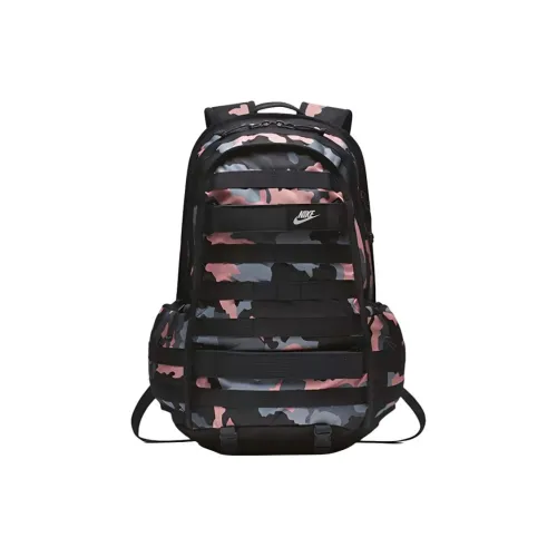 Nike Полиэстер Рюкзак Розовый Камуфляж