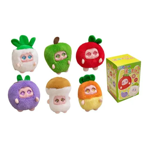 HEDIE Cute Cartoon Фрукты и овощи BATTLE Плюшевый Винил Слепые коробки Один Mystery Коробка Целая коробка 6 шт