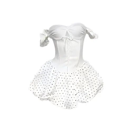 MA JOURNEE Белый Женские Слиплатья