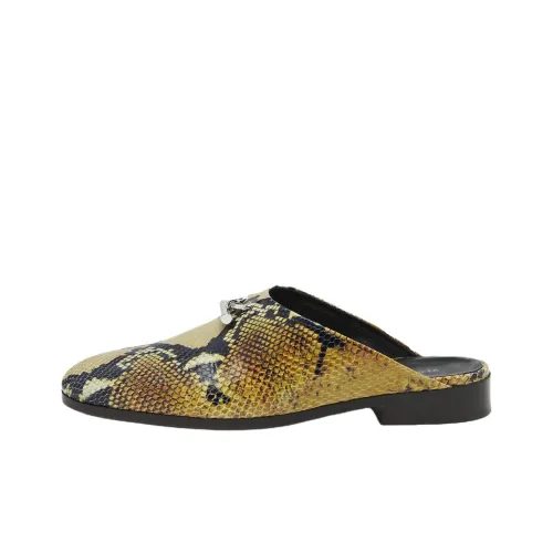 Alexander McQueen T Bar Домашние тапочки Мужской Умбра