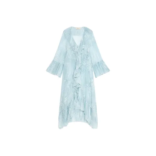 Blumarine Blue Женские Длинные Платья с Рукавами